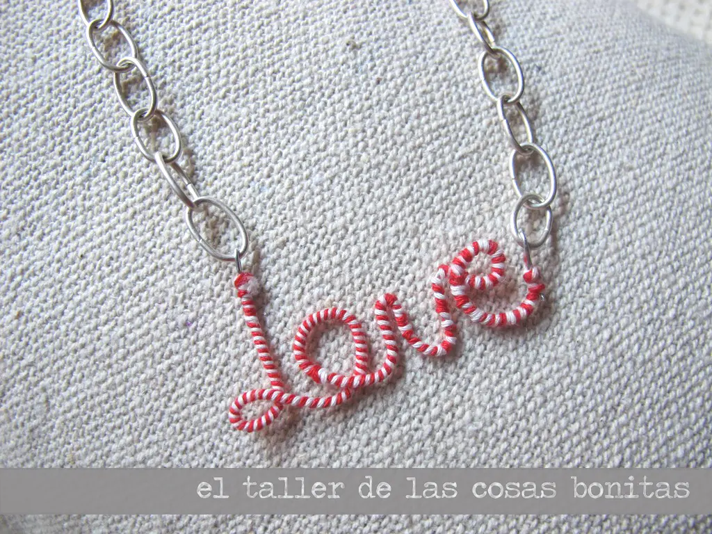 DIY Tutorial para hacer un colgante LOVE