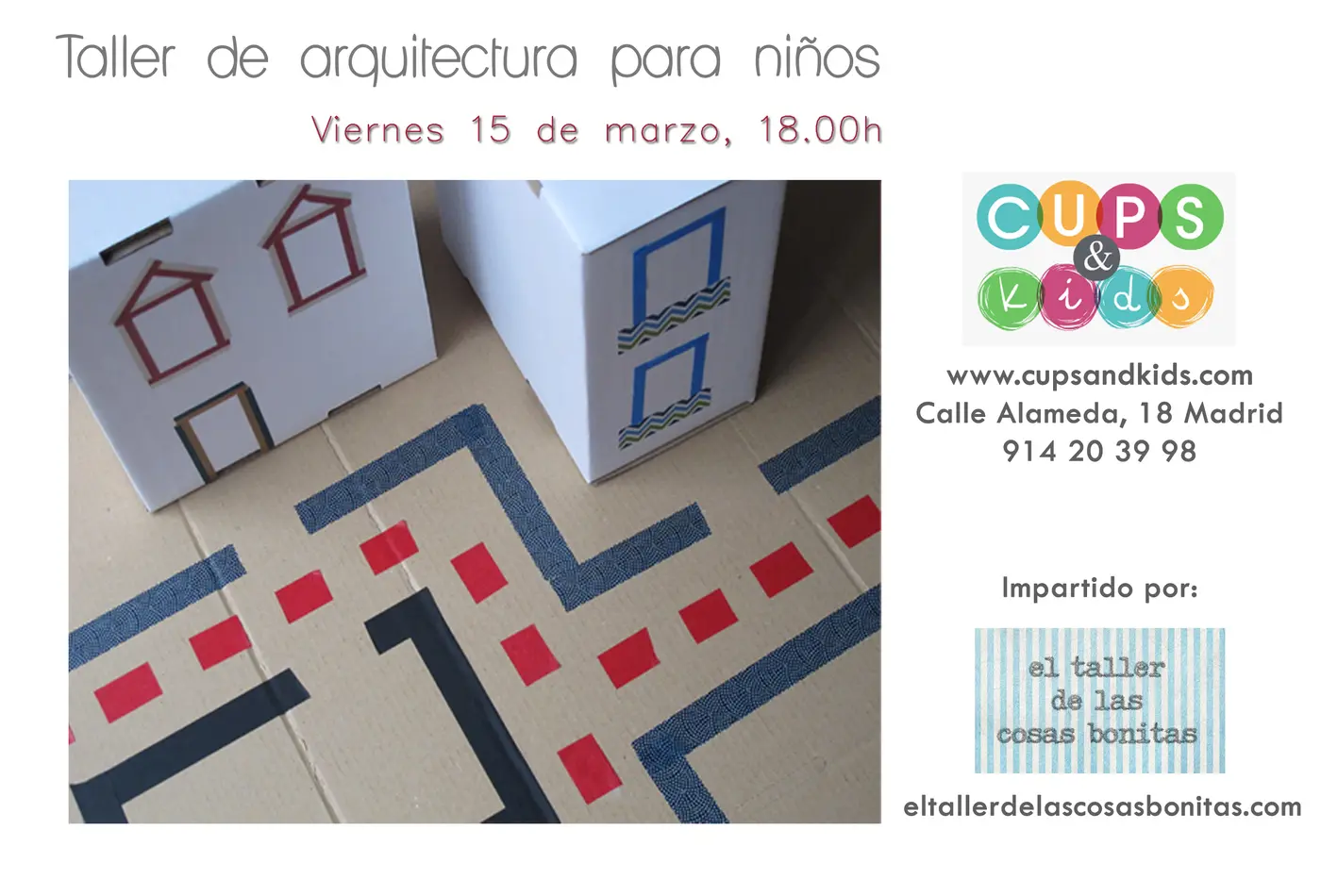 cartel arquitectura para niños