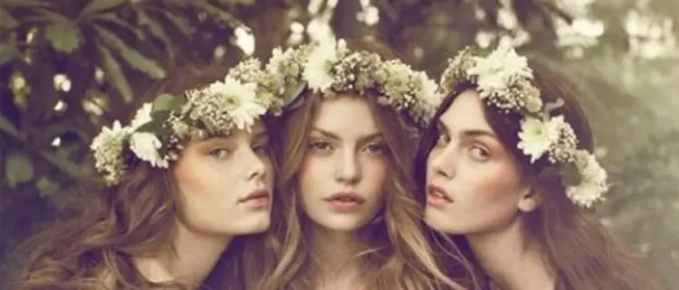 Coronas de flores para bodas y novias