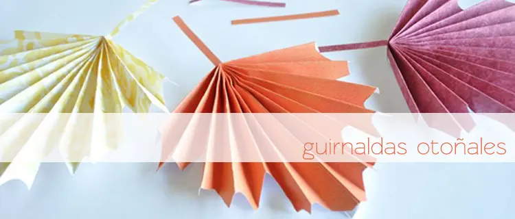 DIY Guirnalda hojas de otoño
