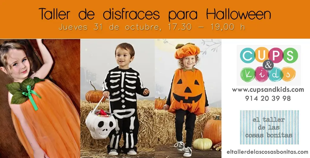 taller de disfraces de Halloween