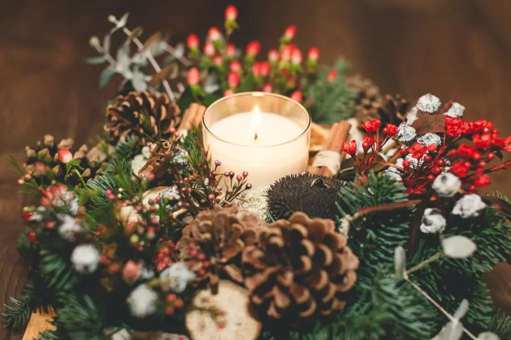 Taller de centros de Navidad