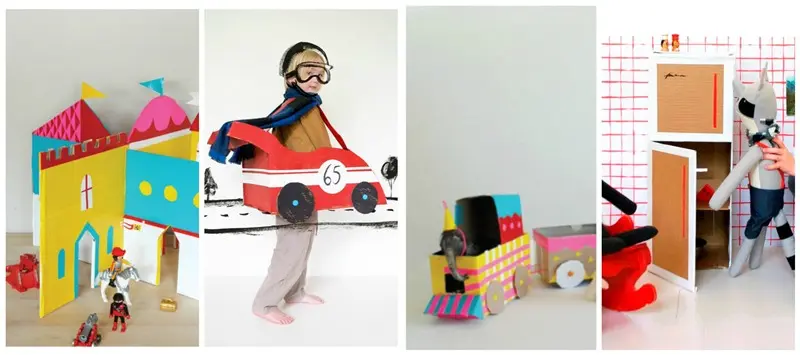 juguetes de carton