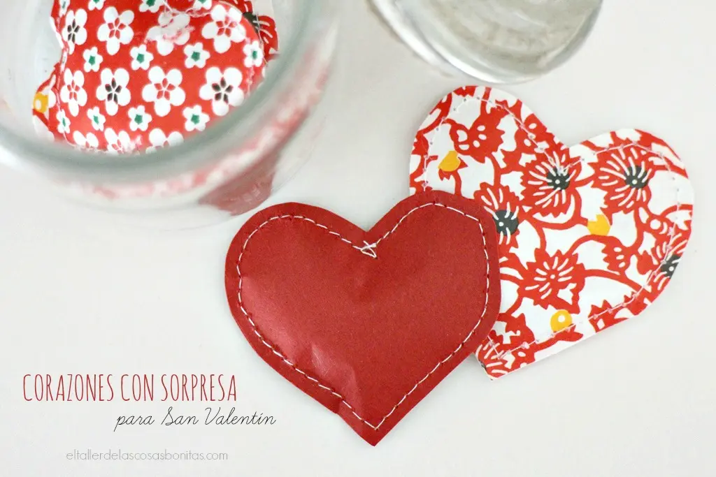 DIY Corazones con sorpresa para San Valentín