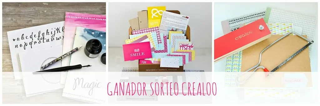 Ganador del sorteo kit creativo Crealoo