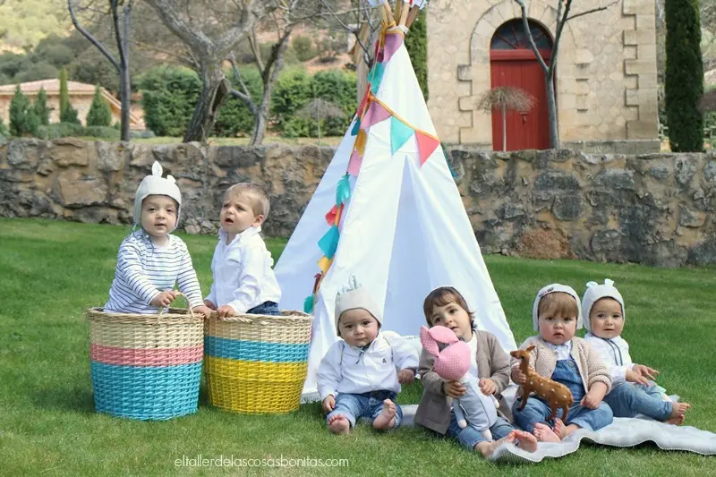 Sesión de fotos de princesas y conejitos…