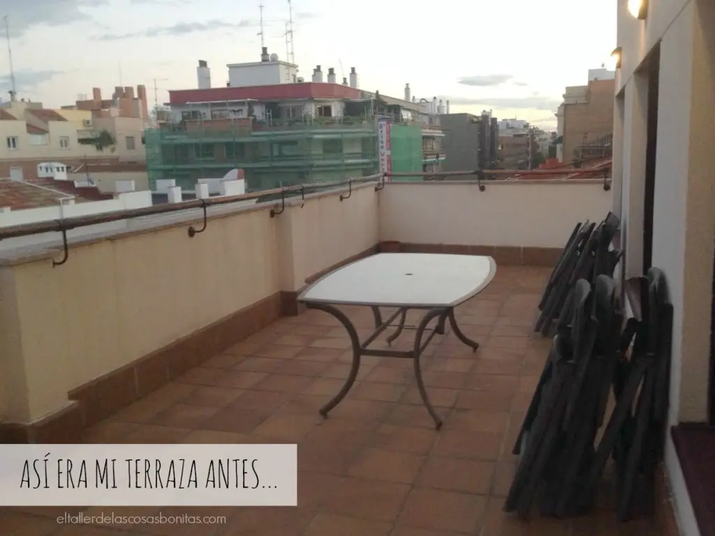 Cómo decorar una terraza: antes y después