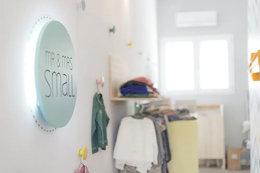 Reforma y decoración de tienda de niños en Madrid