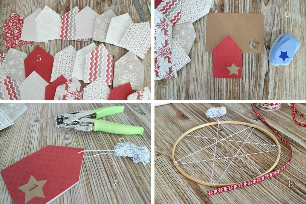 DIY calendario de adviento bonito 2