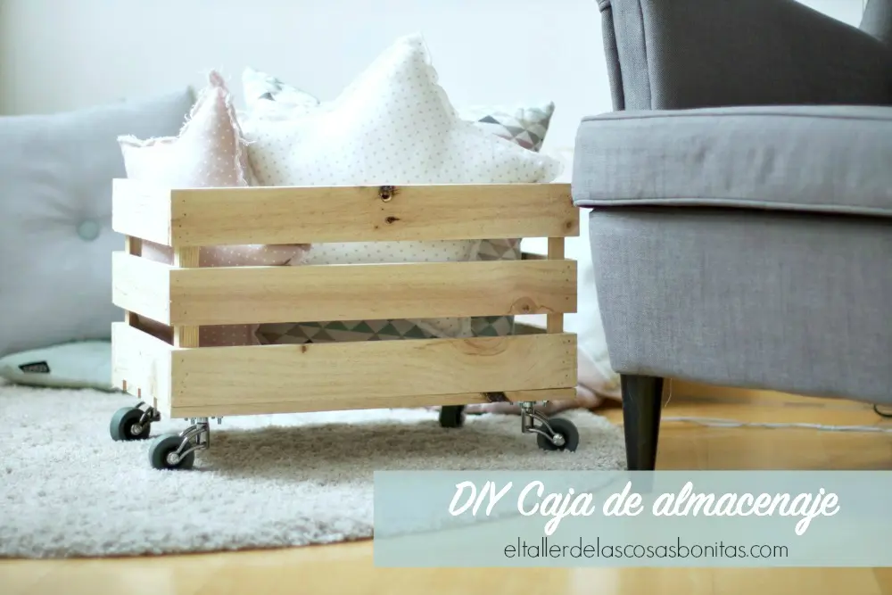 DIY Cómo hacer una caja de madera para los juguetes