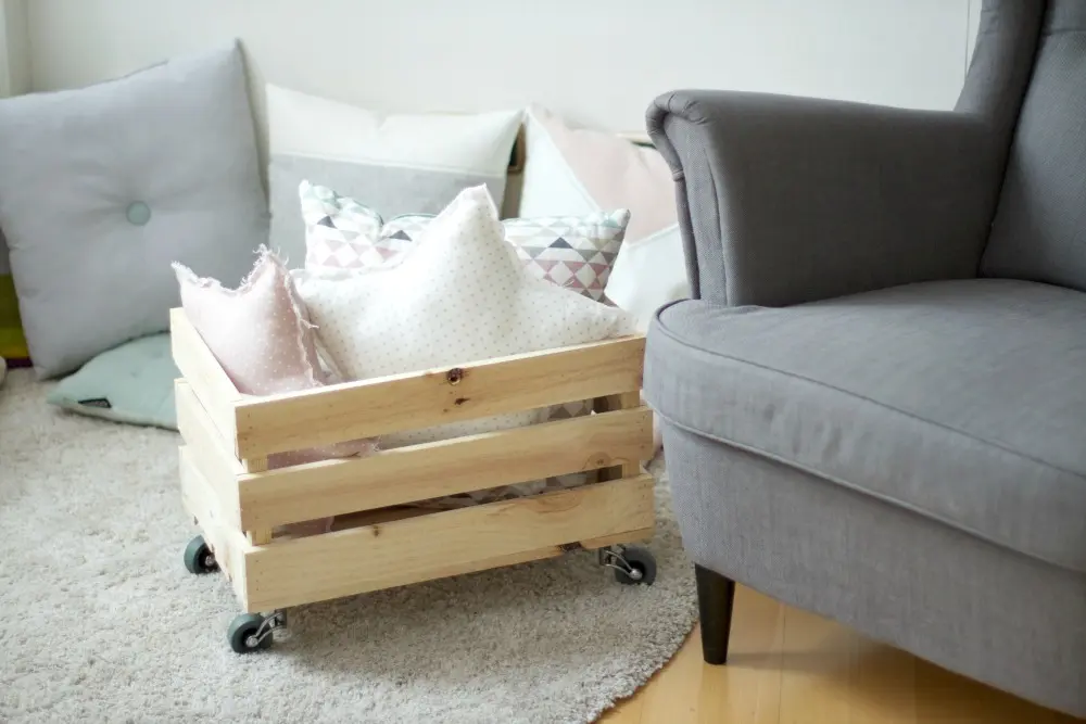 DIY CAJA DE MADERA DE ALMACENAJE PARA JUGUETES 0