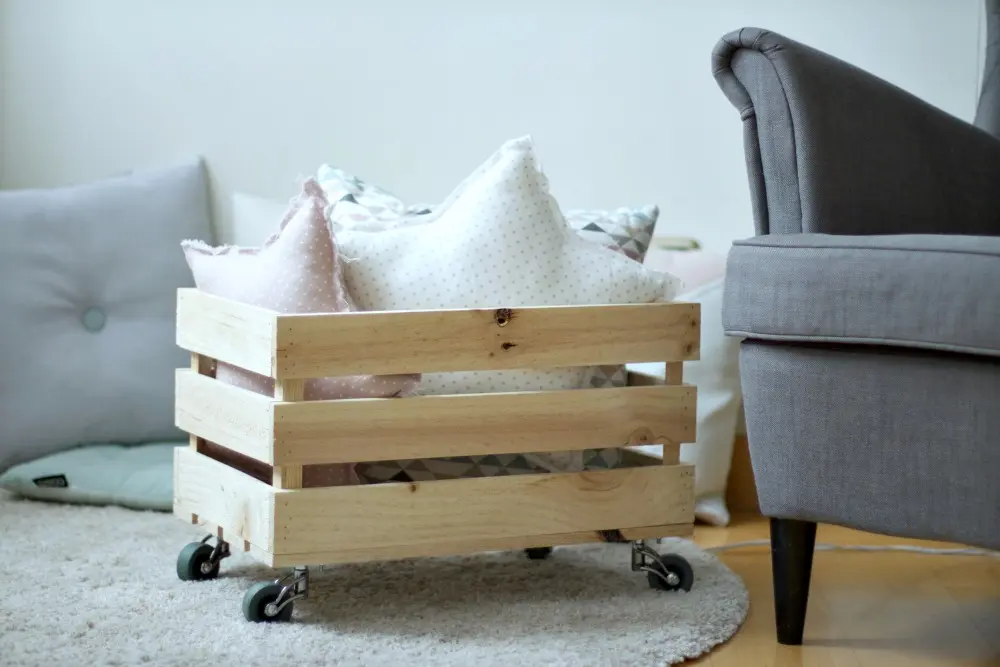 DIY CAJA DE MADERA DE ALMACENAJE PARA JUGUETES 3