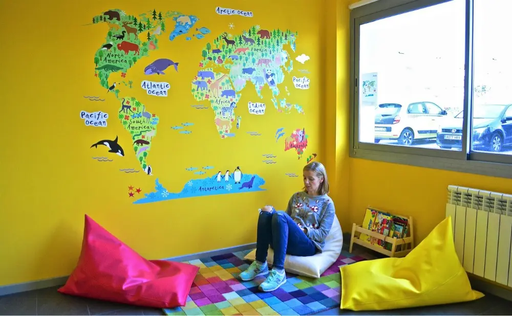 Diseño y decoración para un Centro de Refugiados de Madrid