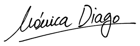 Firma de Mónica Diago